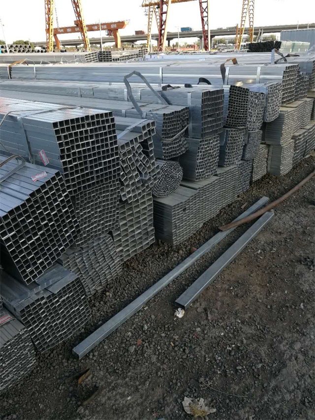Q235B热浸峰峰矿峰峰矿峰峰矿镀锌无缝方矩管 钢结构专用管材